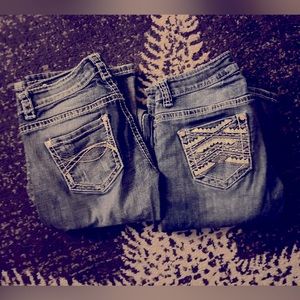 2 pairs of Rock & Roll jeans great condition